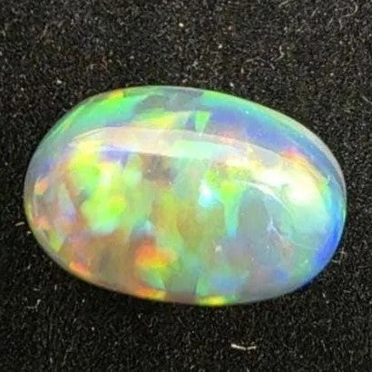 Black Opal Ethiopian Welo, 6.2 ct freeform polished, natural