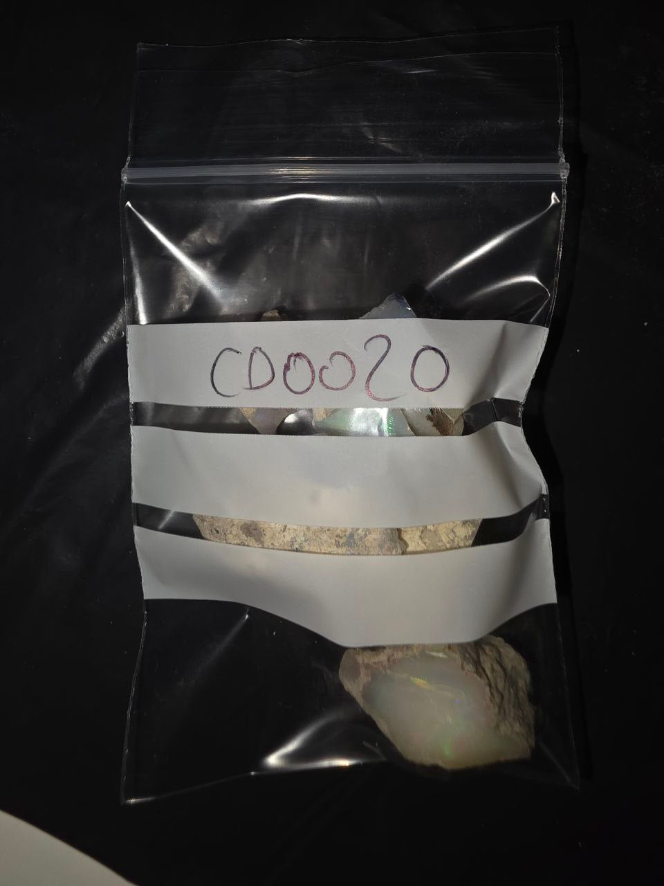 Micro-lot rough, 6 stones Mixed Opal Ethiopian Welo, 83 ct rough, natural