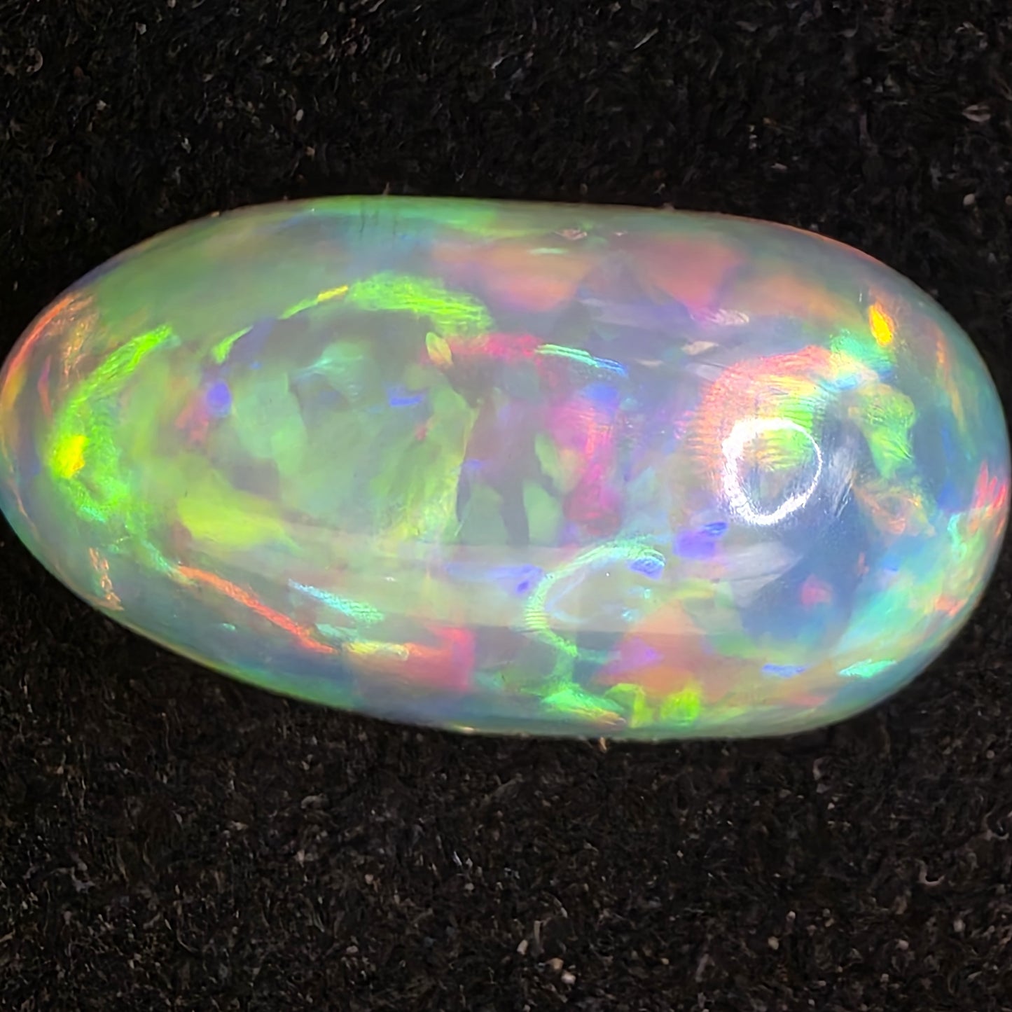 Crystal Opal special Ethiopian Welo, 10.85 ct freeform polished, natural