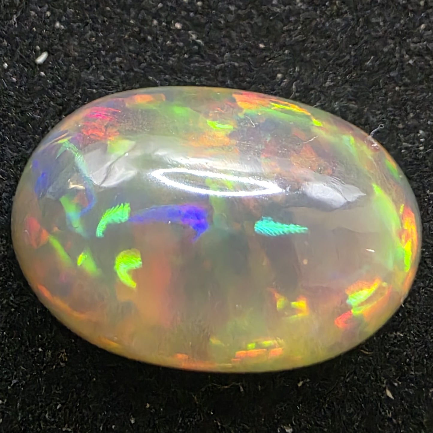Honey Opal Ethiopian Welo, 9.25 ct oval polished, natural