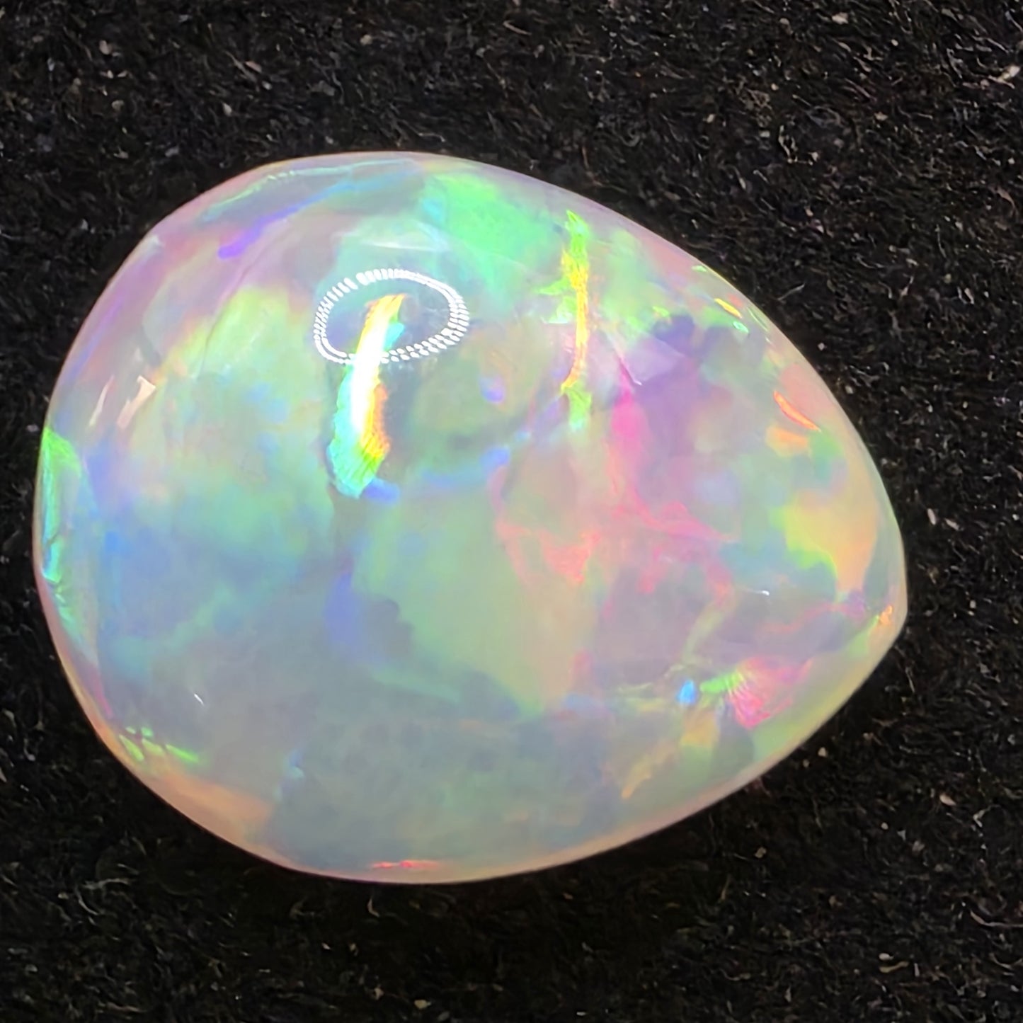 Crystal Opal special Ethiopian Welo, 7.25 ct pear polished, natural