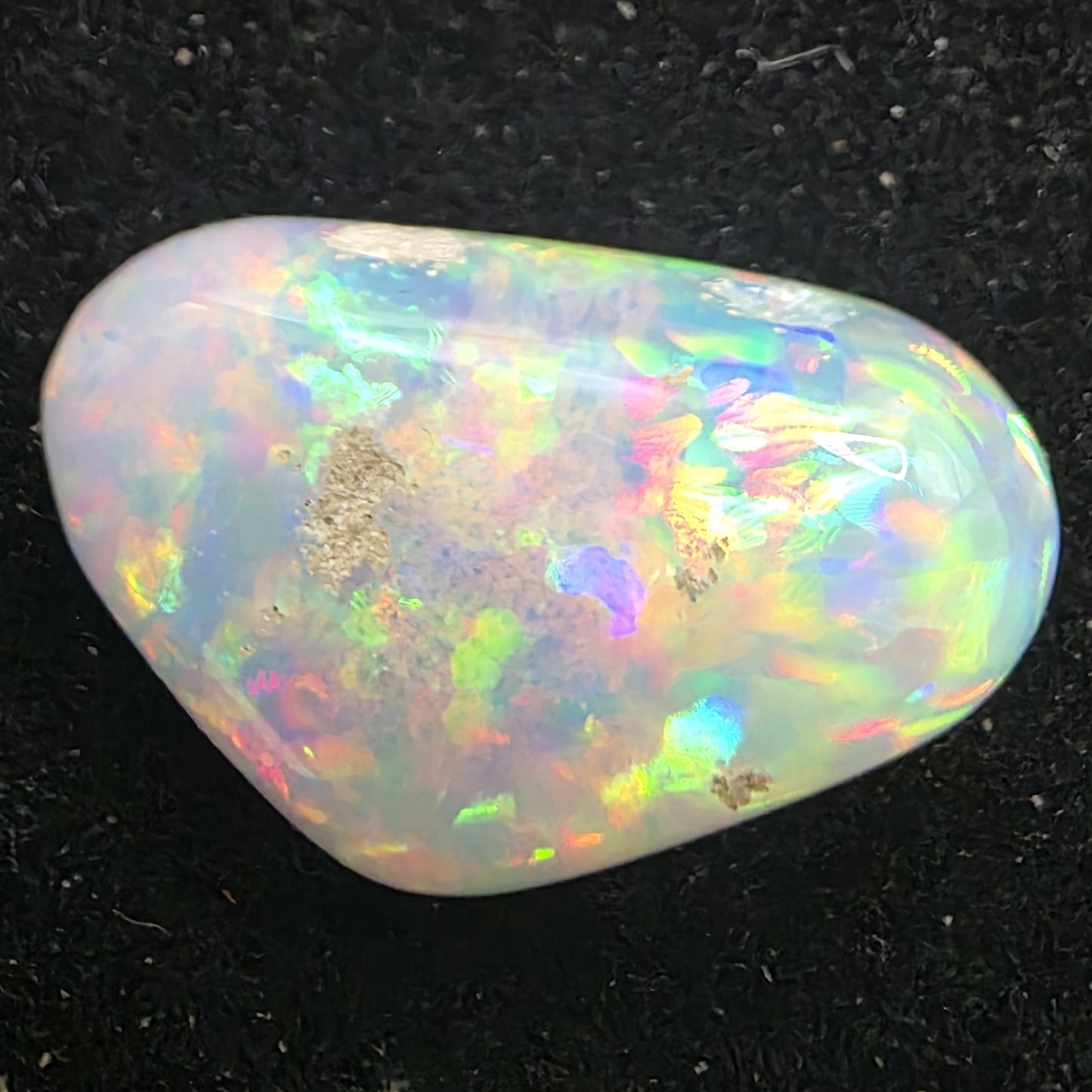 White Opal special Ethiopian Welo, 15 ct freeform polished, natural