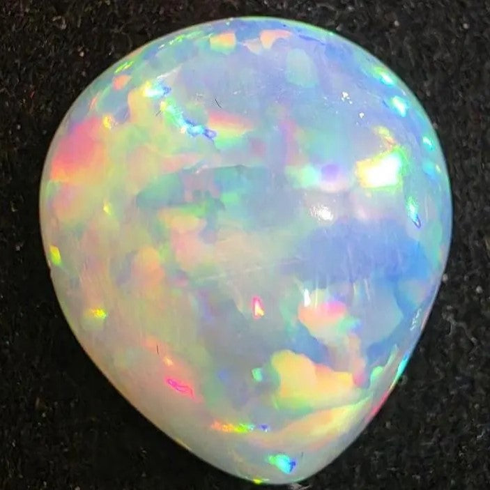 Crystal Opal Ethiopian Welo, 14.45 ct pear polished, natural