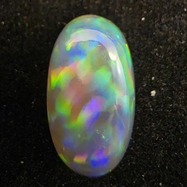 Black Opal Ethiopian Welo, 6.2 ct freeform polished, natural