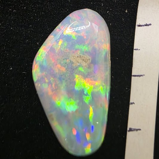 White Opal special Ethiopian Welo, 15 ct freeform polished, natural