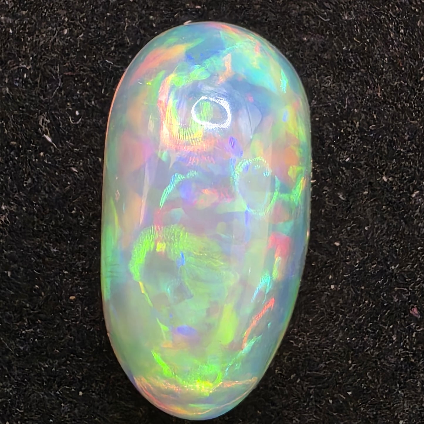 Crystal Opal special Ethiopian Welo, 10.85 ct freeform polished, natural