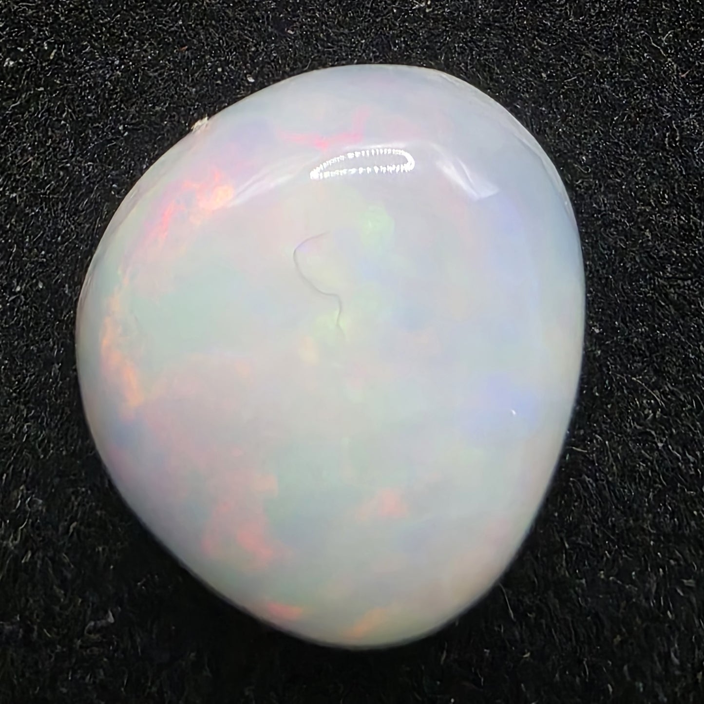 White Opal special Ethiopian Welo, 5.6 ct freeform polished, natural