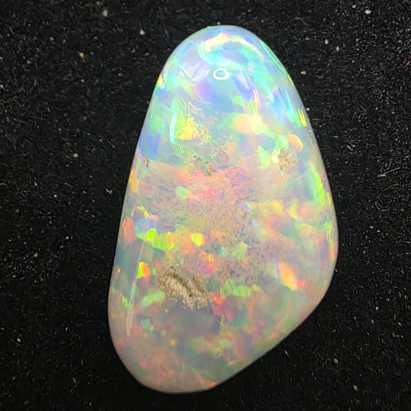 White Opal special Ethiopian Welo, 15 ct freeform polished, natural