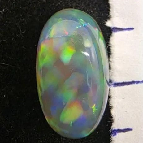 Black Opal Ethiopian Welo, 6.2 ct freeform polished, natural